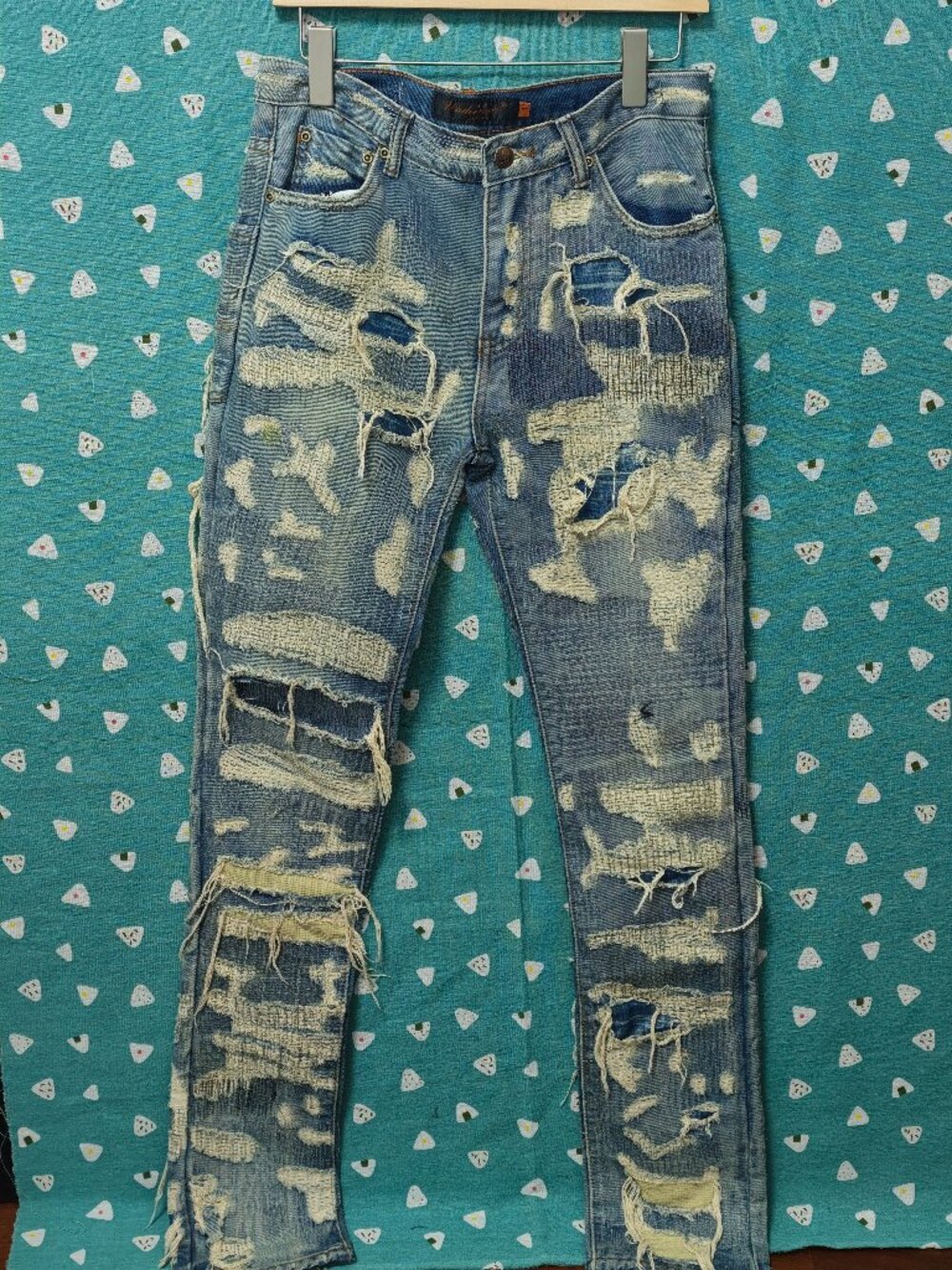 Blue Undercover AW05 Arts & Crafts 85 Distressed Denim Jeans Women